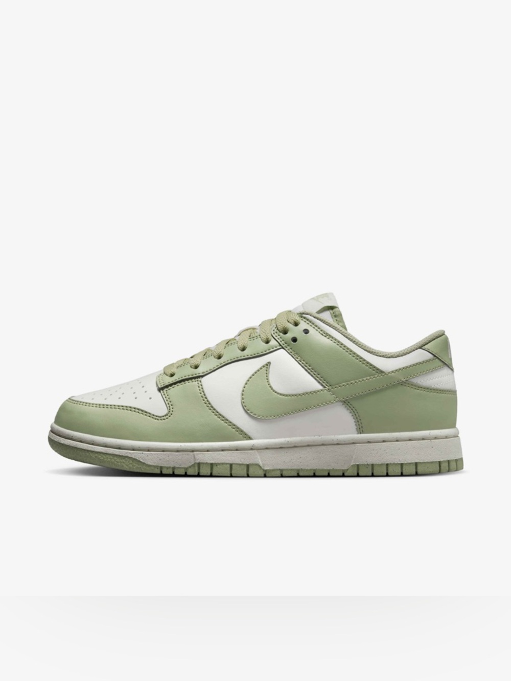 Nike Women's Dunk Low Sneakers In Olive Aura/Coconut Milk Size 6